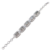 Laura Light Green Links Bracelet for Everyday Wear